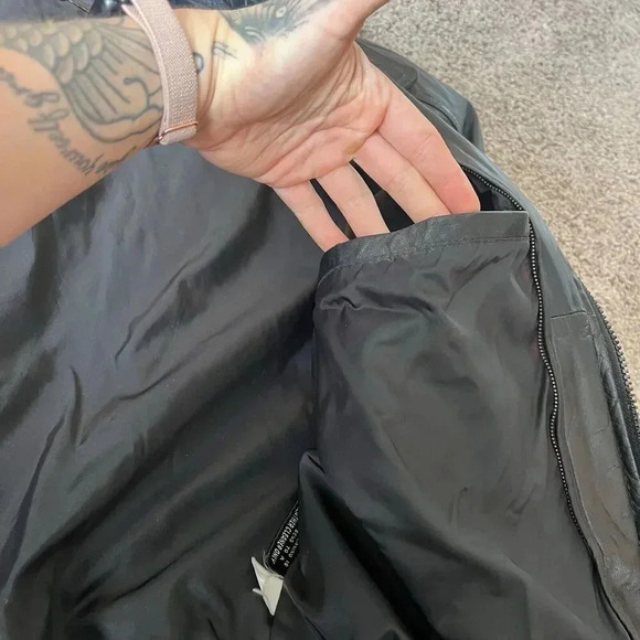 Vintage Leather‎ Jacket Mens Distressed Biker Outdoor Workwear Barn Chore Coat M - Picture 11 of 14